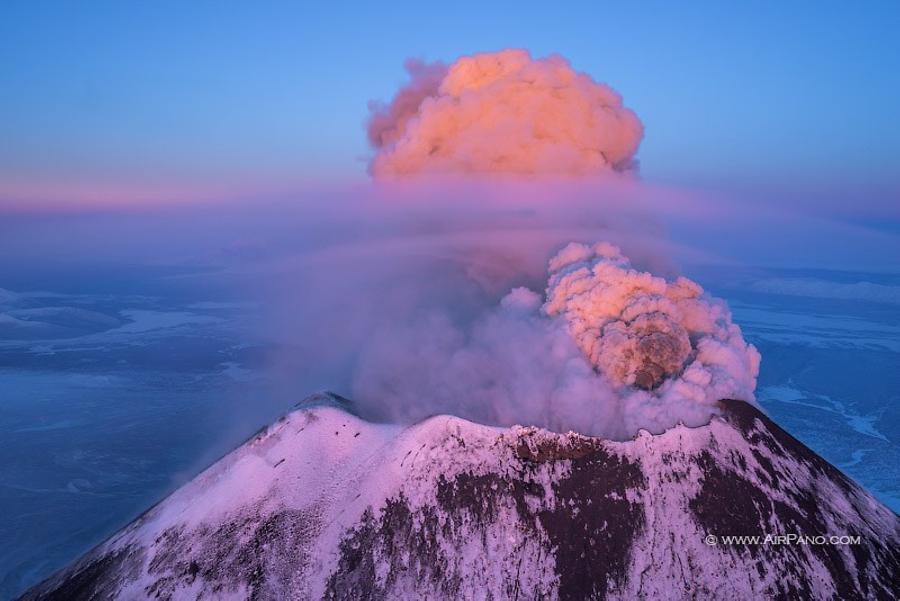 Klyuchevskaya Sopka Volcano Ap Special Information Russia Asia